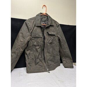 Men’s John Varvatos Brown Motorcycle Jacket medium Lined